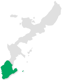 対応エリア南部のマップ